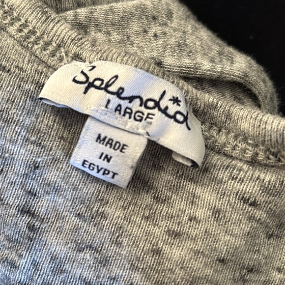 Splendid | modal Grey tank top - Picture 3 of 9